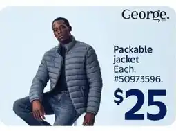 Walmart George packable jacket offer