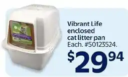 Walmart Vibrant Life enclosed cat litter pan offer