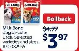 Walmart Milk-Bone dog biscuits offer
