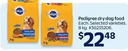 Walmart Pedigree dry dog food offer