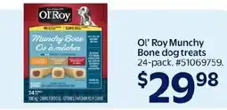 Walmart Ol' Roy Munchy Bone dog treats offer