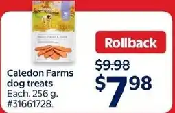 Walmart Caledon Farms dog treats offer