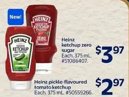 Walmart Heinz ketchup zero sugar offer