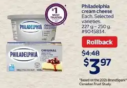Walmart Philadelphia cream cheese offer