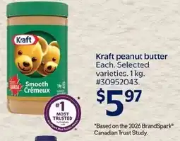 Walmart Kraft peanut butter offer