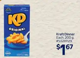 Walmart Kraft dinner original offer