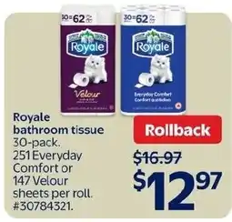 Walmart Royale bathroom tissue offer
