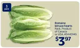 Walmart Romaine lettuce hearts offer
