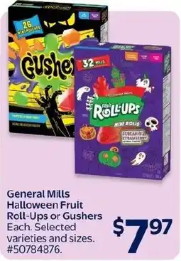 Walmart General Mills Halloween Fruit Roll-Ups or Gushers offer