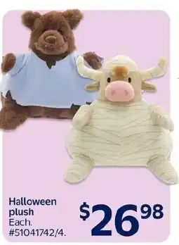 Walmart Halloween plush offer