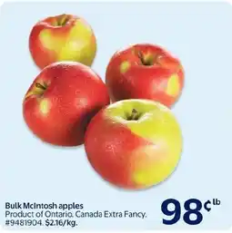 Walmart Bulk McIntosh apples offer