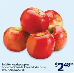 Walmart Bulk Honeycrisp apples offer