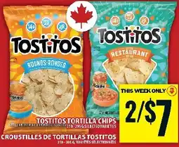 Food Basics Tostitos tortilla chips offer