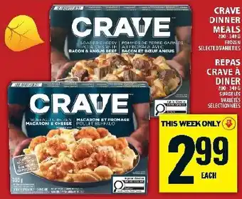 Crave dinner meals