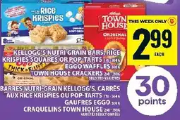 Food Basics Kellogg's nutri-grain kellogg's carrés aux rice krispies ou pop-tarts offer