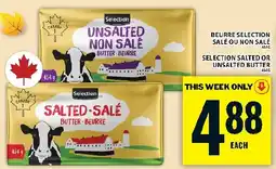Food Basics Selection butter offer