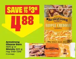 FreshCo Armstrong cheese bars offer