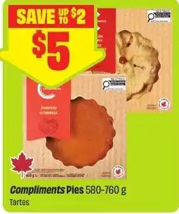 FreshCo Compliments Pies offer