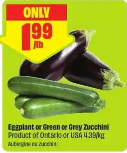 FreshCo Eggplant or Green or Grey Zucchini offer