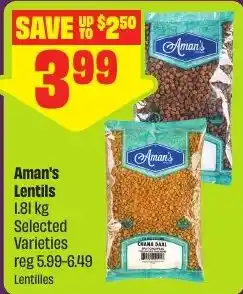 FreshCo Aman's Lentils offer