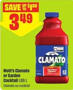 FreshCo Mott's Clamato or Garden Cocktail offer