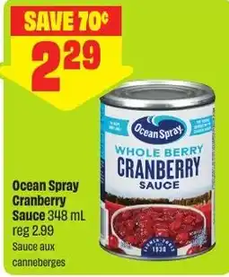 FreshCo Ocean Spray cranberry sauce offer
