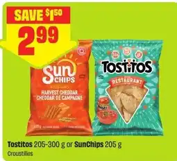 FreshCo Tostitos 205-300 g or SunChips 205 g offer