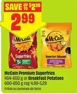 FreshCo McCain Premium Superfries or Breakfast Potatoes offer