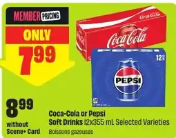FreshCo Coca-Cola or Pepsi Soft Drinks offer