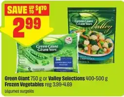 FreshCo Green Giant frozen vegetables offer