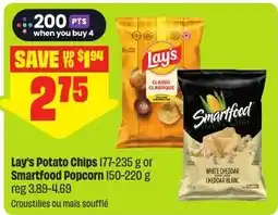 FreshCo Lay's Potato Chips or Smartfood Popcorn offer