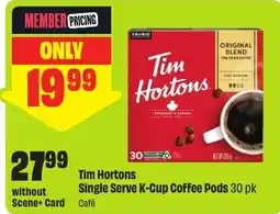FreshCo Tim Hortons Single Serve K-Cup Coffee Pods offer