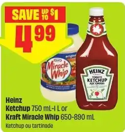FreshCo Heinz ketchup or Kraft miracle whip offer