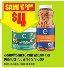 FreshCo Compliments Cashews or Peanuts offer
