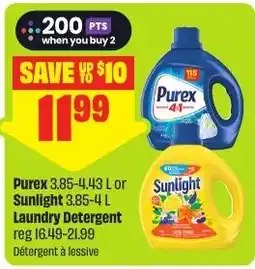 FreshCo Purex or Sunlight Laundry Detergent offer
