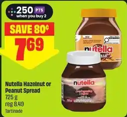 FreshCo Nutella Hazelnut or Peanut Spread offer