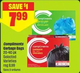 FreshCo Compliments garbage bags offer