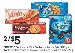 Sobeys Christie cookies or mini cookies offer