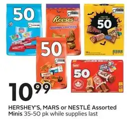 Sobeys Hershey's, Mars or Nestle Assorted Minis offer