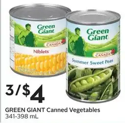 Sobeys Green Giant Canned Vegetables offer