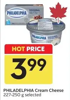 Sobeys Philadelphia cream cheese offer