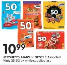 Sobeys Hershey's, Mars or Nestlé Assorted Minis offer