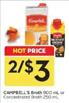 Sobeys Campbell's Broth offer