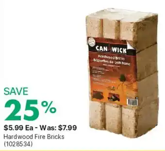 Can Wick Hardwood Fire Bricks