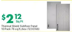 Kent Thermal Shield Subfloor Panel offer