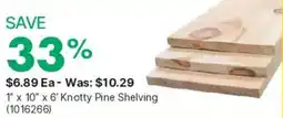 Kent Knotty Pine Shelving offer