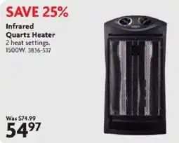 Home Hardware Infrared Quartz Heater offer