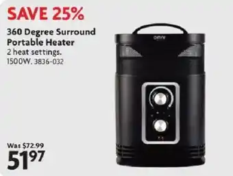 Omar 360 Degree Surround Portable Heater