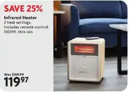 Home Hardware Infrared Heater offer
