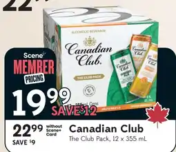 Sobeys Canadian Club The Club Pack offer